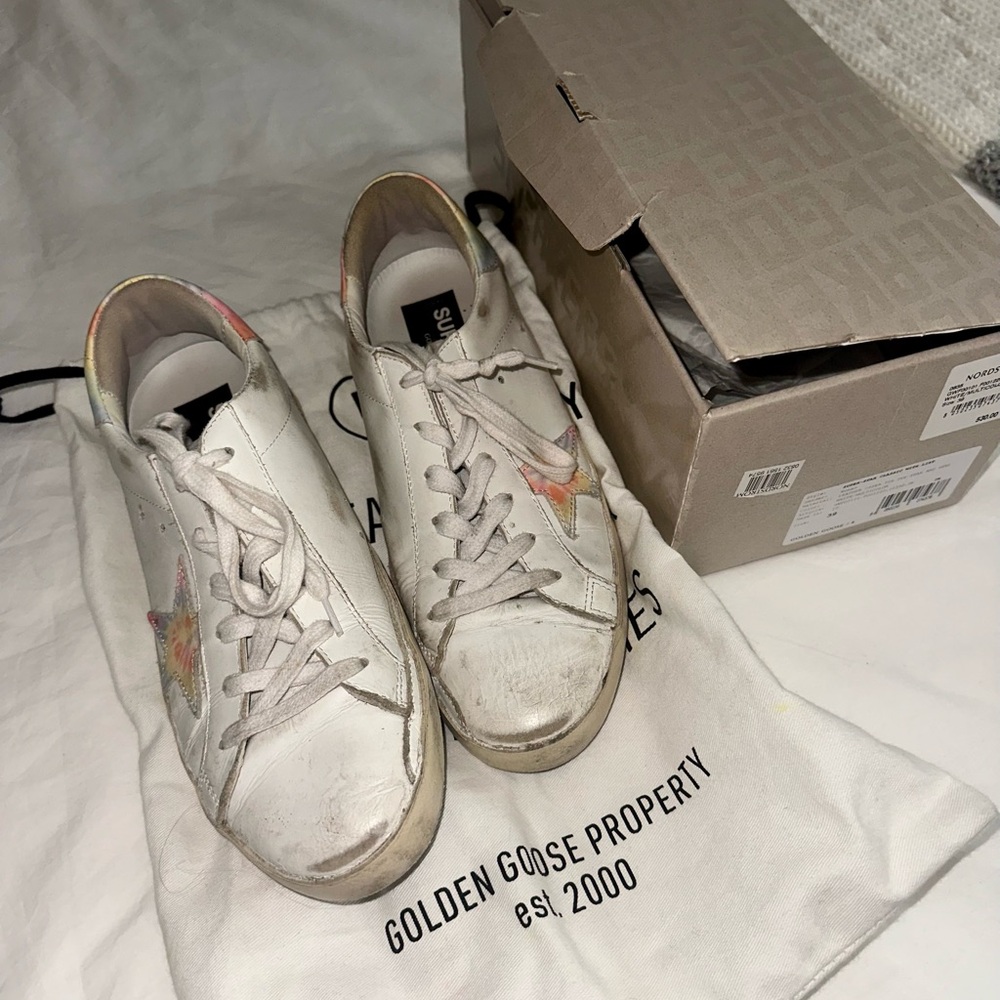 Tie-dye golden goose low top sneaker - Picture 8 of 8